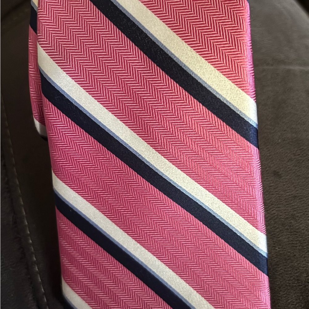 Elegant Pink Striped Tie. Nordstrom brand.